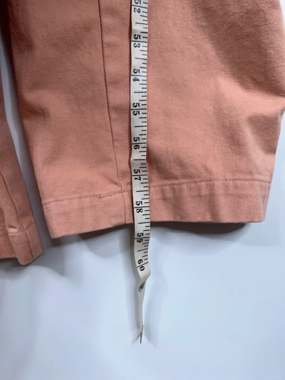 Big Bud Press Peach Short Sleeve Jumpsuit Cotton Twill Utility Size Large - Picture 12 of 15